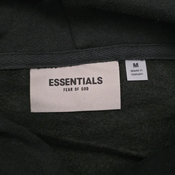 Essentials Classic Black Hoodie - Picture 6 of 11
